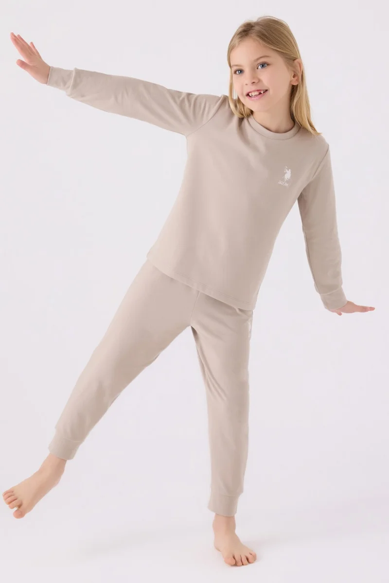 U.S. Polo Assn. Girls Sand Pajama Set