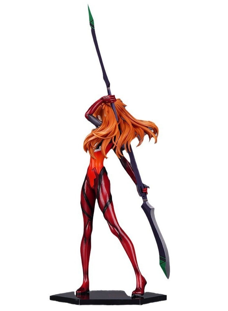Anime Neon Genesis Evangelion EVA Asuka Langley Soryu long knife model figure  - Image 1