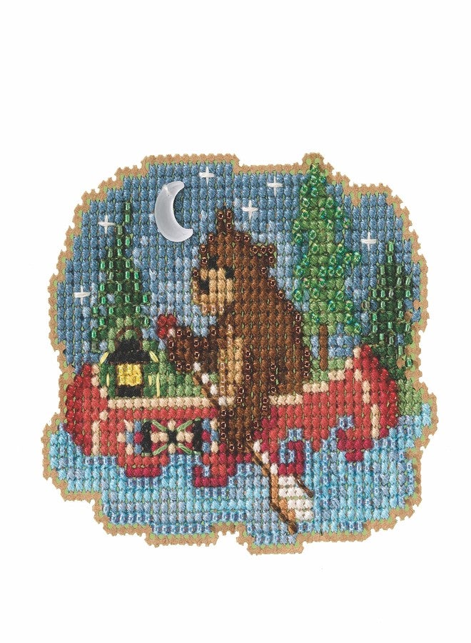 WICHELT IMPORTS INC Counted Cross Stitch Bear Canoe, Multi