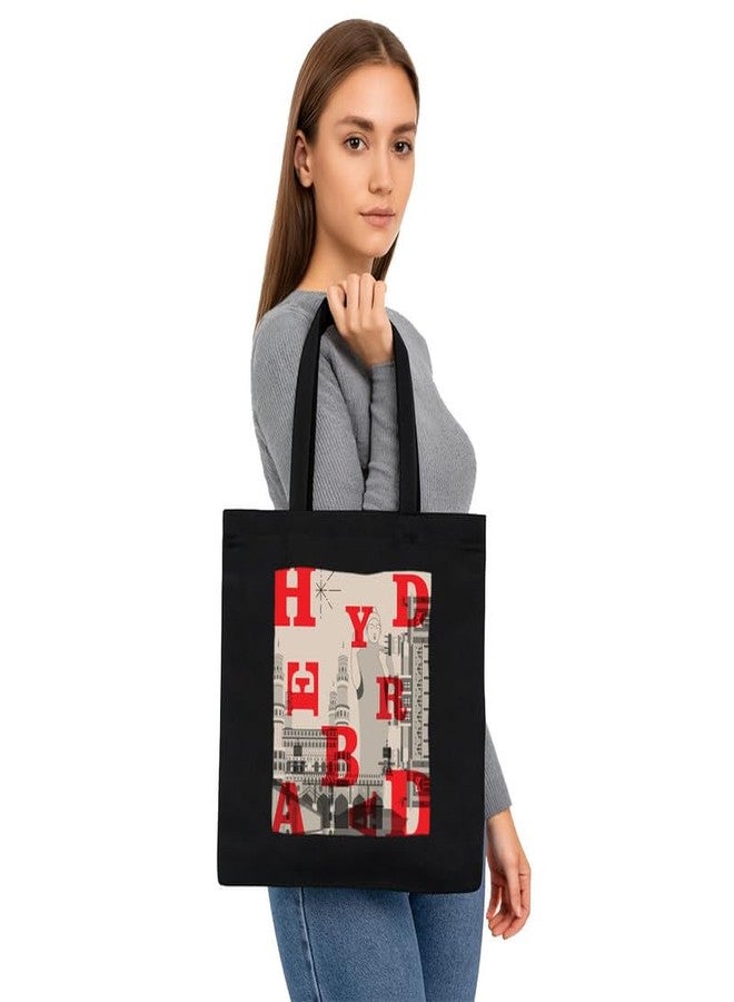 PrintingZone Printed Tote Bag For Women| Printed Cotton Canvas Tote Bag for Ladies - Image 3