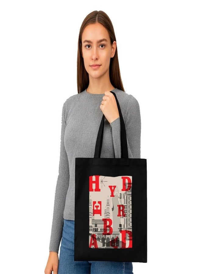 PrintingZone Printed Tote Bag For Women| Printed Cotton Canvas Tote Bag for Ladies - Image 2