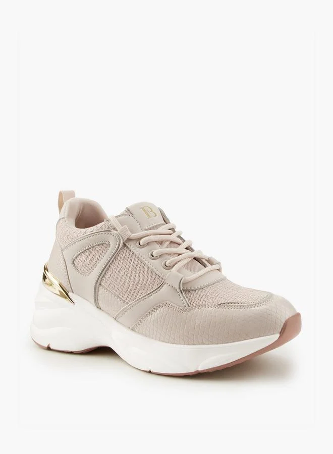 فلورا بيلا من شو إكسبرس Panelled Lace-Up Sneakers