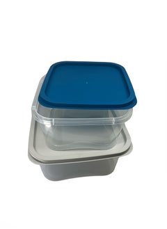 YOLO Square Rainbow Food Plastic Container, Microwave safe without Lid Set of 7 Pieces - 5000ml, 3200ml, 1900ml,1100ml, 530ml, 200ml & 80ml  - Image 3