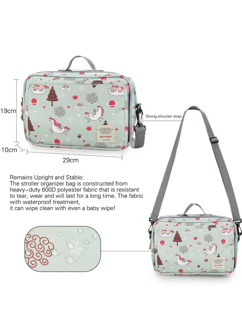 Gonice Baby stroller hanging bag car hanging bag milk bottle diaper pants large-capacity storage bag - Image 3