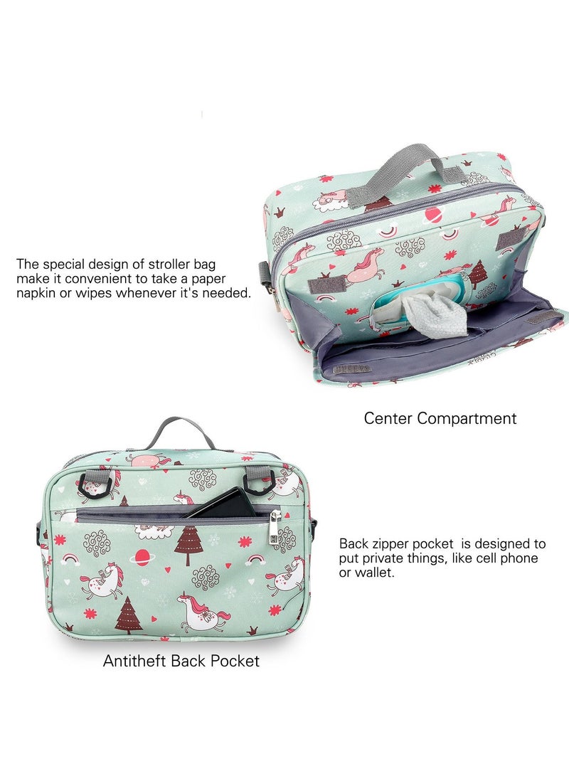Gonice Baby stroller hanging bag car hanging bag milk bottle diaper pants large-capacity storage bag - Image 4