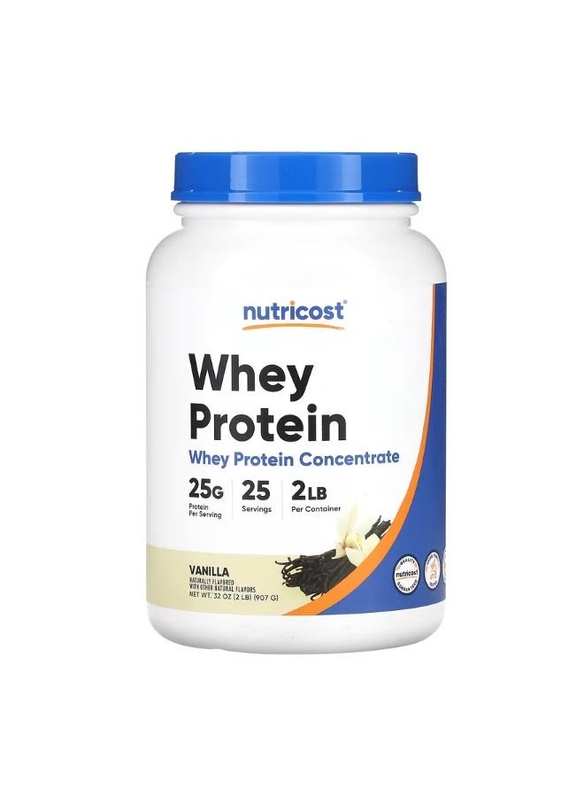 Whey Protein Concentrate Vanilla 2 Lbs 907 G - Image 1