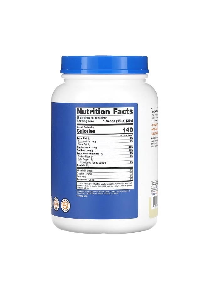 Whey Protein Concentrate Vanilla 2 Lbs 907 G - Image 2