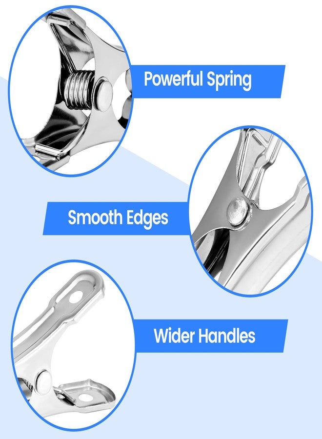 Egypamid 50Pcs Garden Clips, Greenhouse Clamps, Stainless Steel Greenhouse Clip - Image 3