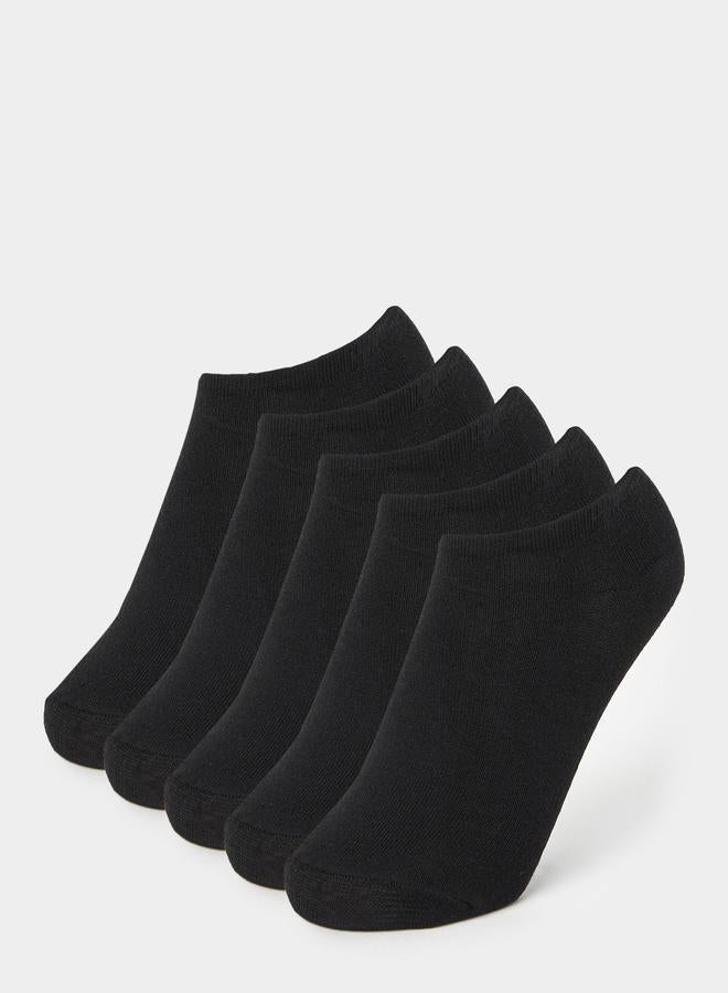 Styli Pack of 5 - Solid Ribbed Socks  - Image 1