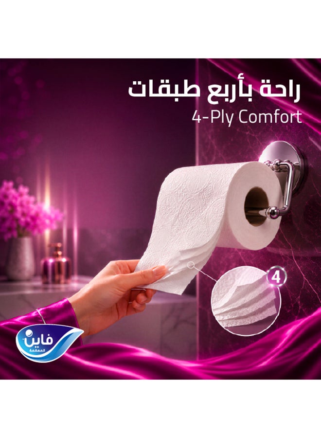 Fine ورق تواليت 140 ورقة 4 طبقات عبوة من 45 لفة - Image 2