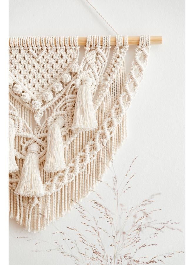 انتيكيانو مكرمية معلقة على الحائط، على الطراز البوهيمي - Image 2