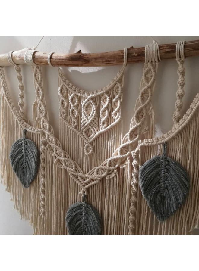 انتيكيانو مكرمية معلقة على الحائط، على الطراز البوهيمي - Image 4