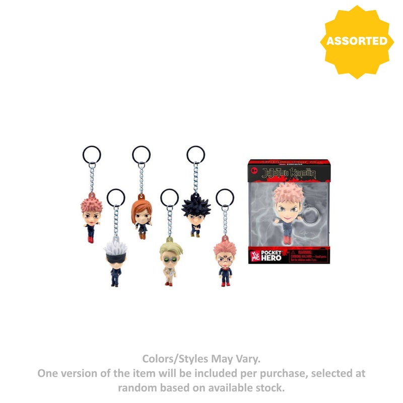 YuMe Jujutsu Kaisen Pocket Hero Keychain (Assorted) - Image 1