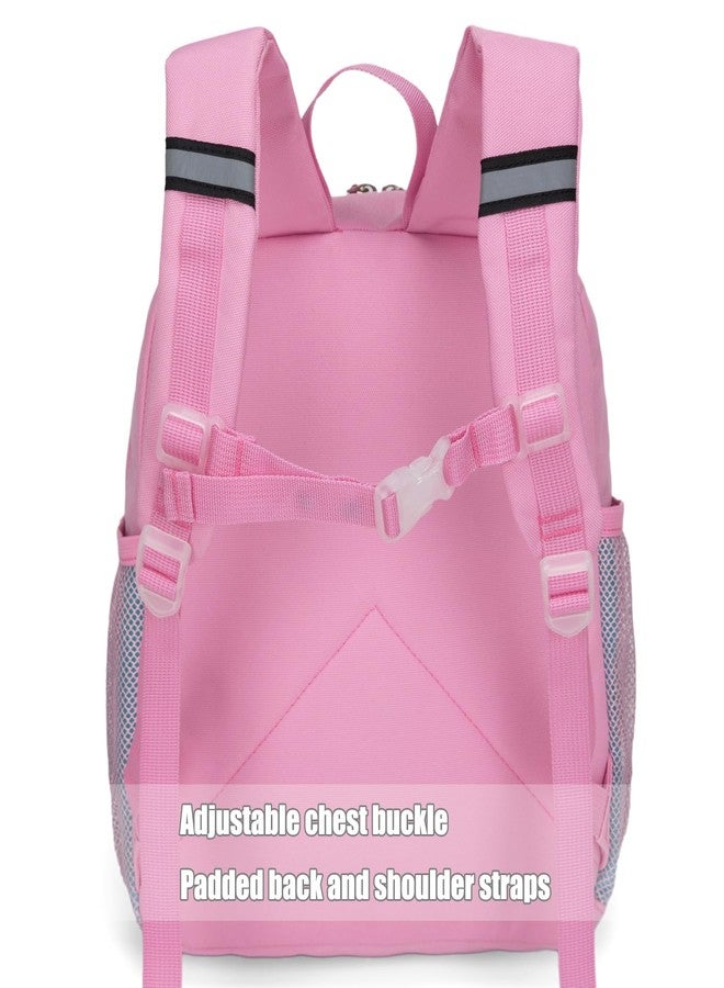 HawLander Little Kids Backpack for Boys or Girls, Toddler School Bag Fits 3 to 6 years old, Pink Blue, Mini 12 Inch, Daypack Backpacks - Image 3