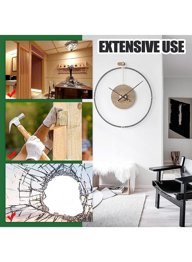 1000 Pcs Nail Assortment Kit & 8oz Claw Hammer, Heavy Duty Framing Hammer and 5 Sizes Galvanized Nails Set for Hanging Pictures, Finish Nails, Wall Mounting (Color : Blue) - Image 3