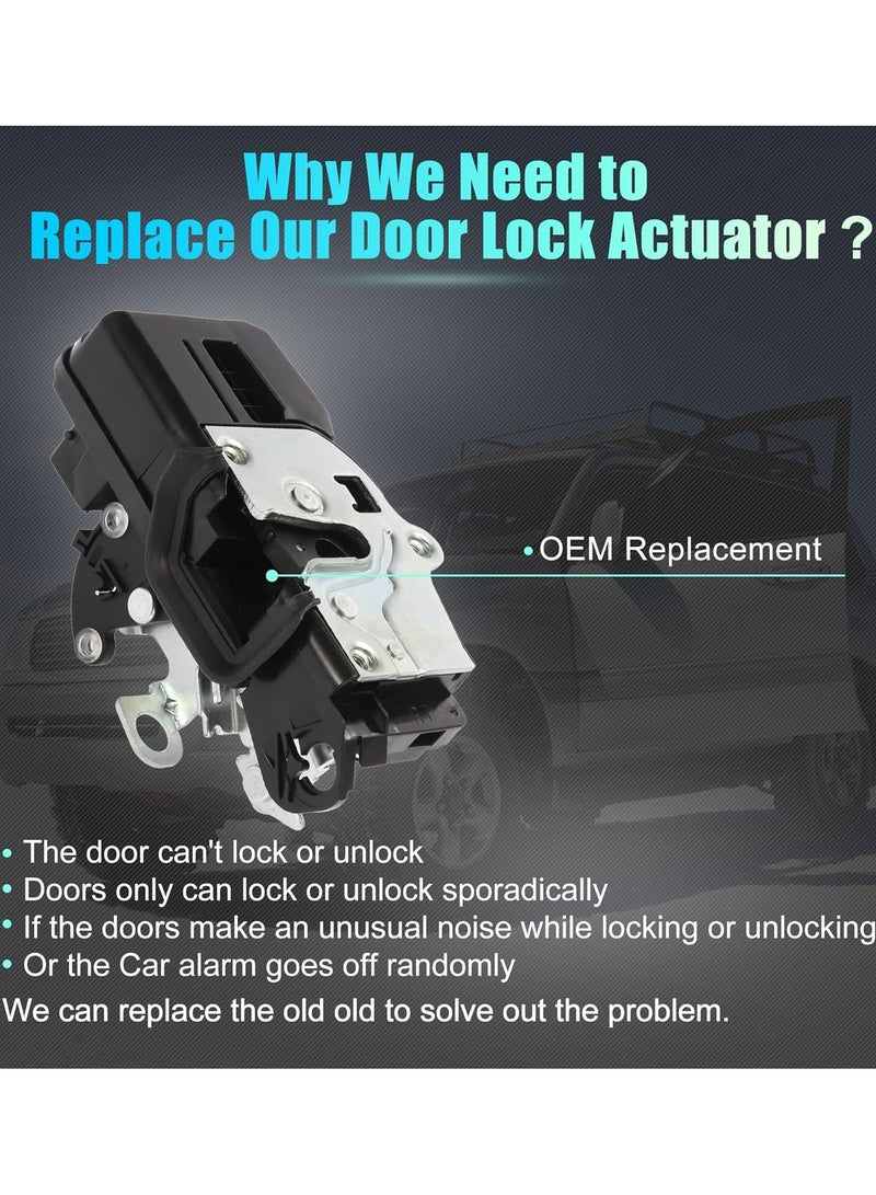 TLAXCA Power Door Lock Actuator Motor Front Right Passenger Side for Chevrolet Silverado 1500 2500 for GMC Yukon for Cadillac Escalade 931-304 20783852 25873485 25876388 25945754  - Image 3