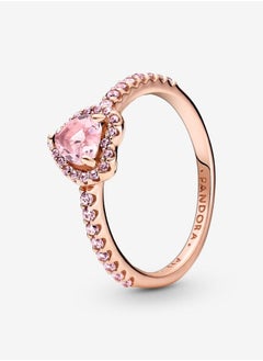 PANDORA Sparkling Raised Heart Ring  - Image 1