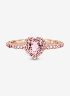 PANDORA Sparkling Raised Heart Ring  - Image 2