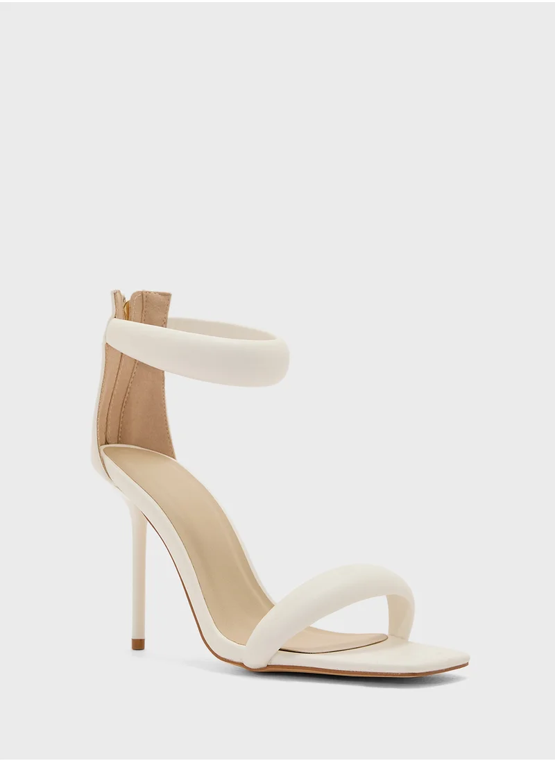 Truffle Padded Straps High Heel Stiletto Sandal