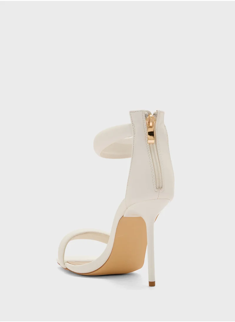 Truffle Padded Straps High Heel Stiletto Sandal