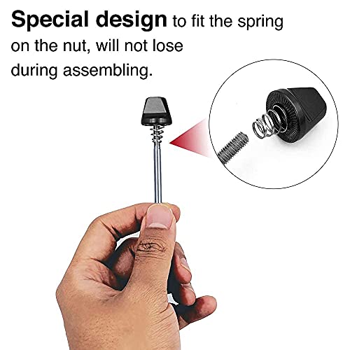 ONIPAX MTB ROAD QUICK RELEASE SKEWERS RED/BLACK (BLACK) - Image 4