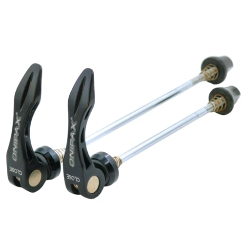 ONIPAX MTB ROAD QUICK RELEASE SKEWERS RED/BLACK (BLACK) - Image 1