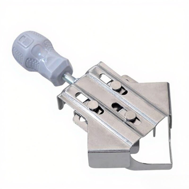 Right Angle Clamp Stainless Steel Construction - Ergonomic ABS Handle Woodworking Clamp for Woodworking Crafting Welding Framing Projects - Image 1