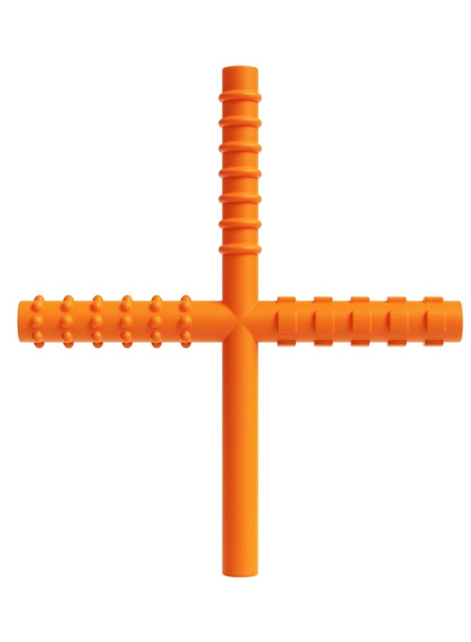 squishy Chew Tube for Speech Therapy, Chewing Tube, Textured Surface and Easy-Grip Design for Soothing Comfort and Oral Development - Perfect for 3-12 Months - Image 1