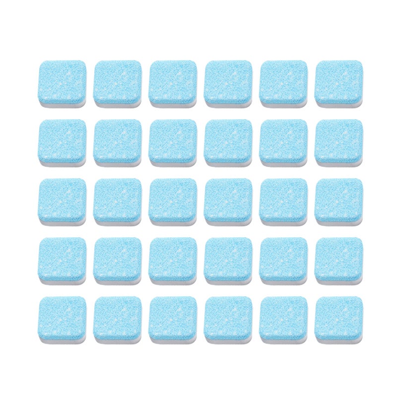 Dishwasher Tablets: Blue Effervescent Tablets - Deep Cleaning, Odor Removing Cleaning Tablets for Kitchen Dish Care, Hard Water Conditions - Image 1