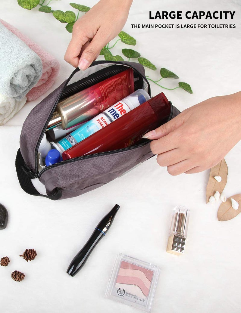 GOX Small Travel Toiletry Bag, Dopp Kit Case For Men, Multifunction Cosmetics Organizer Pouch… - Image 3