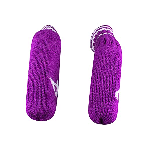 Scott Edward 10 Pcs Iron Golf Club Covers Set Cuteness and Basically Socks Shape Washable & Durable Golf Club Head Protector (Purple) - Image 5