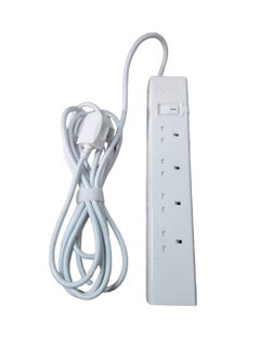alfanar Electrical connection of 4 sockets white 5 meters  - Image 1