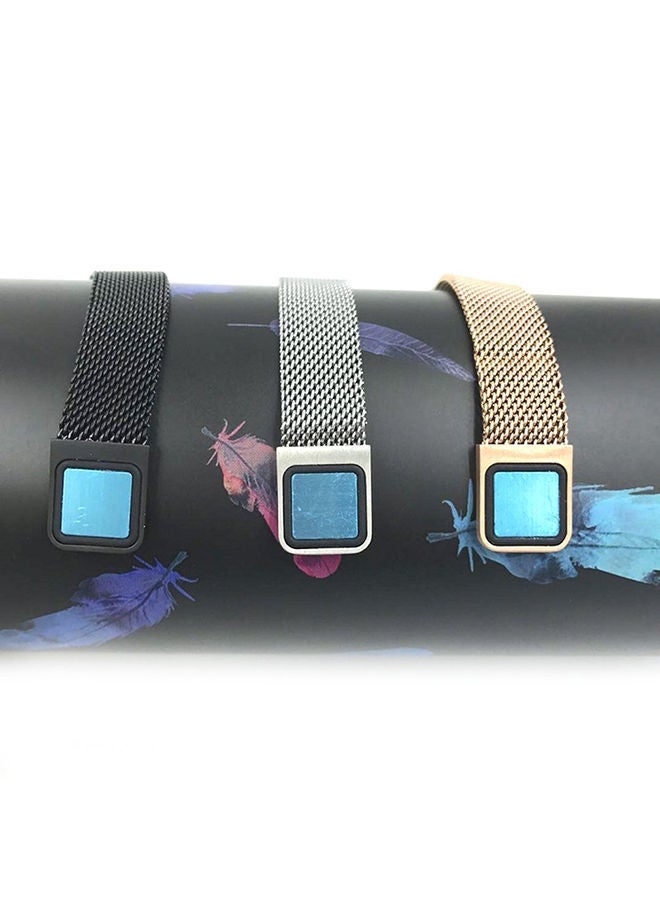 NIBEMINENT Waterproof Metal Bracelet Strap For Xiaomi Mi Band 2 Rose Gold - Image 3