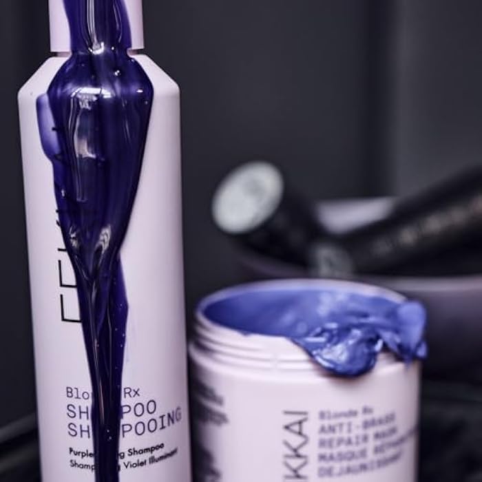FEKKAI Blonde Rx Purple Shampoo - 8.5 oz - Leaves Hair 3X Stronger with 67% Less Breakage - Free of Sulfates, Parabens, Phthalates - Vegan, Cruelty-Free - Image 3