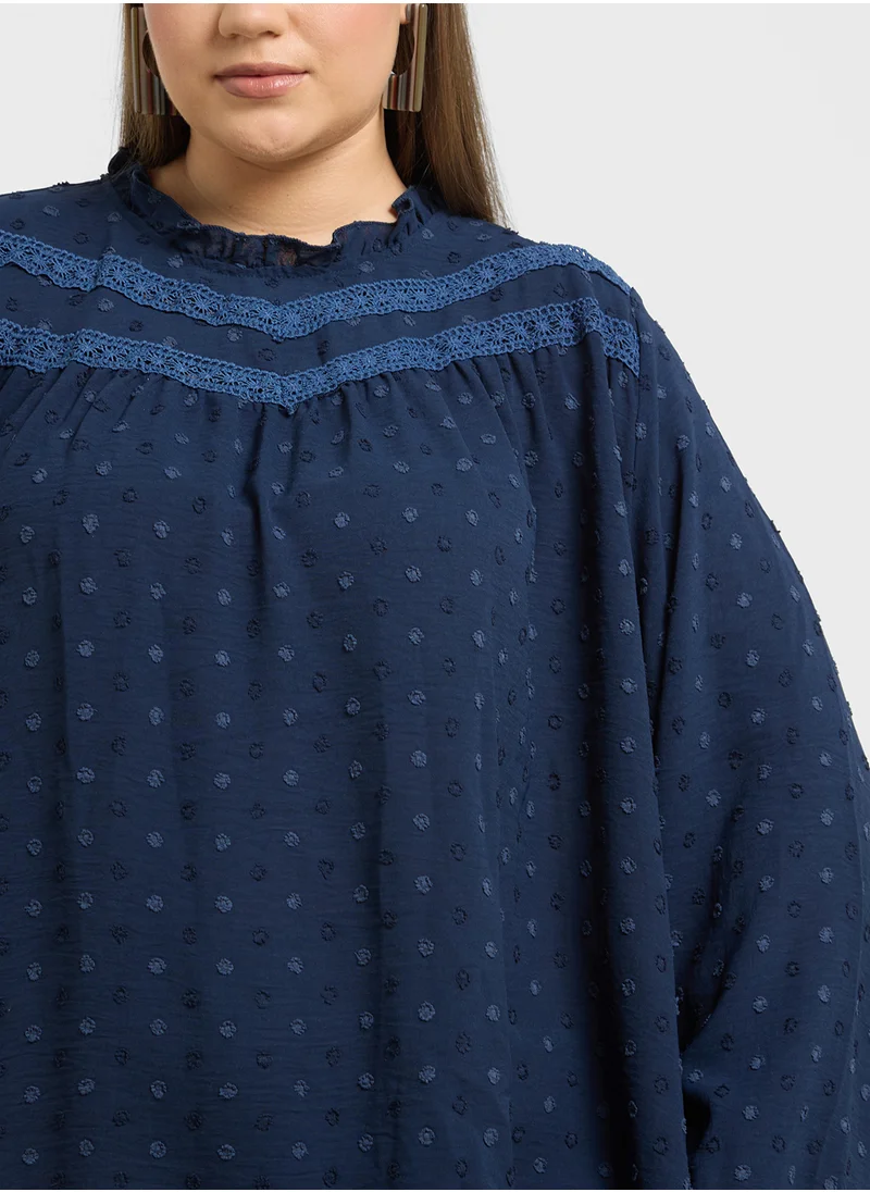 Ella Plus Textured Top
