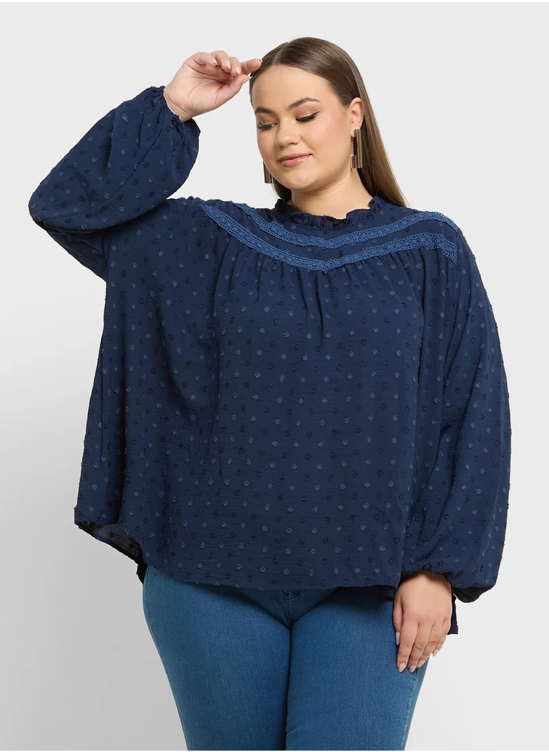 Ella Plus Textured Top