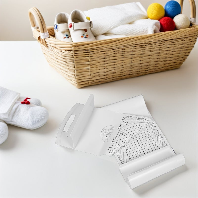 Baby Height Measuring Mat: Infant Growth Chart Measuring Mat - Newborn Height Ruler - Portable Infantometer for Toddlers - Baby Growth Chart for Wall - Image 5