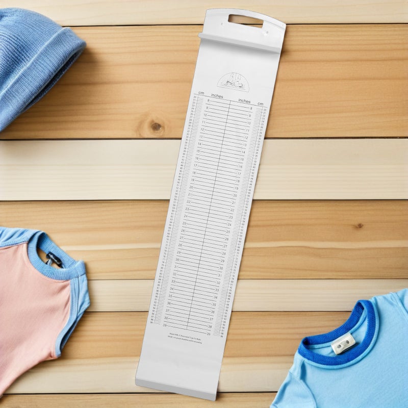 Baby Height Measuring Mat: Infant Growth Chart Measuring Mat - Newborn Height Ruler - Portable Infantometer for Toddlers - Baby Growth Chart for Wall - Image 2