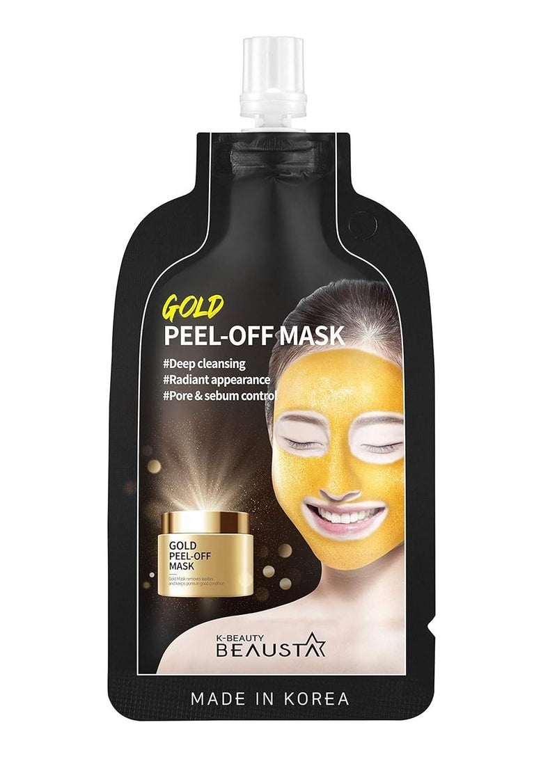 BEAUSTA 5 Pack of Beausta Gold Peel Off Mask  20 ml - Image 3