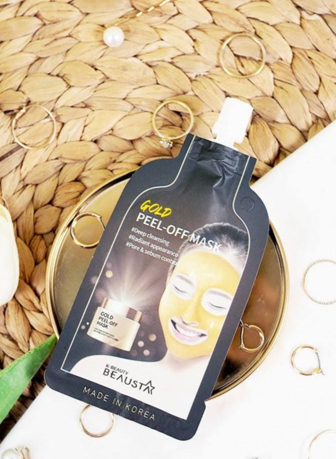 BEAUSTA 5 Pack of Beausta Gold Peel Off Mask  20 ml - Image 2