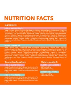 Iams Iams Perfect Portions Indoor Adult Grain Free Wet Cat Food Pate Variety Pack, Salmon and Tuna Recipes, 2.6 oz. Easy Peel Twin-Pack Trays (12 Count, 24 Servings)  - Image 3