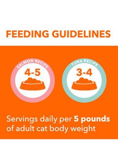 Iams Iams Perfect Portions Indoor Adult Grain Free Wet Cat Food Pate Variety Pack, Salmon and Tuna Recipes, 2.6 oz. Easy Peel Twin-Pack Trays (12 Count, 24 Servings)  - Image 4