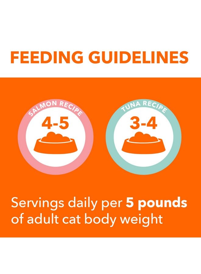 Iams Perfect Portions Indoor Adult Grain Free Wet Cat Food Pate Variety Pack, Salmon and Tuna Recipes, 2.6 oz. Easy Peel Twin-Pack Trays (12 Count, 24 Servings) - Image 4