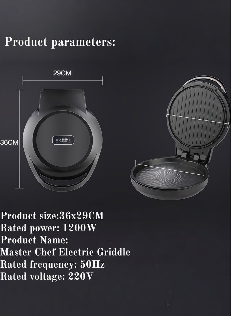 صينية خبز كهربائية منزلية صينية خبز أوتوماتيكية بالكامل متعددة الوظائف آلة صنع الفطائر على الوجهين صينية خبز كهربائية معلقة بدرجة حرارة ثابتة - Image 2