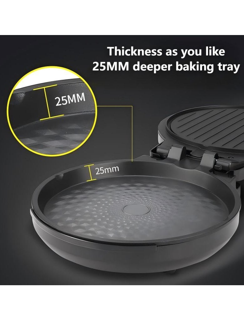 Beautiful Electric Baking Pan Household Fully Automatic Baking Pan Multifunctional Double-Sided Pancake Machine Suspended Constant Temperature Electric Baking Pan  - Image 2