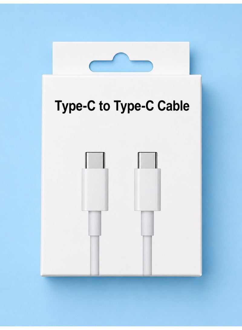 18 Actives USB-C to USB-C Cable, 100W PD Fast Charging & High-Speed Data Transfer Cord, White - Image 1
