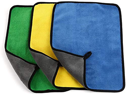 OAN All Purpose Microfiber Cloth for Cleaning, Dusting, Detailing & Polishing (All Vehicles, Office, Kitchen, Home) | 800 GSM | 45x45 cm (45 x 45 cm, 2Pc, Multicolor) - Image 5