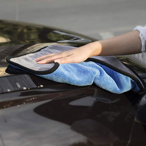 OAN All Purpose Microfiber Cloth for Cleaning, Dusting, Detailing & Polishing (All Vehicles, Office, Kitchen, Home) | 800 GSM | 45x45 cm (45 x 45 cm, 2Pc, Multicolor) - Image 4