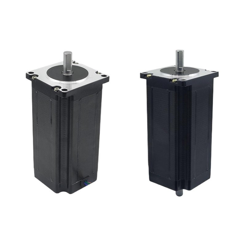 محرك خطوي Nema23 57HS112 3N.m 3A ثنائي الطور 4 أطراف طول 112 مم عمود مفرد 8 مم - Image 2