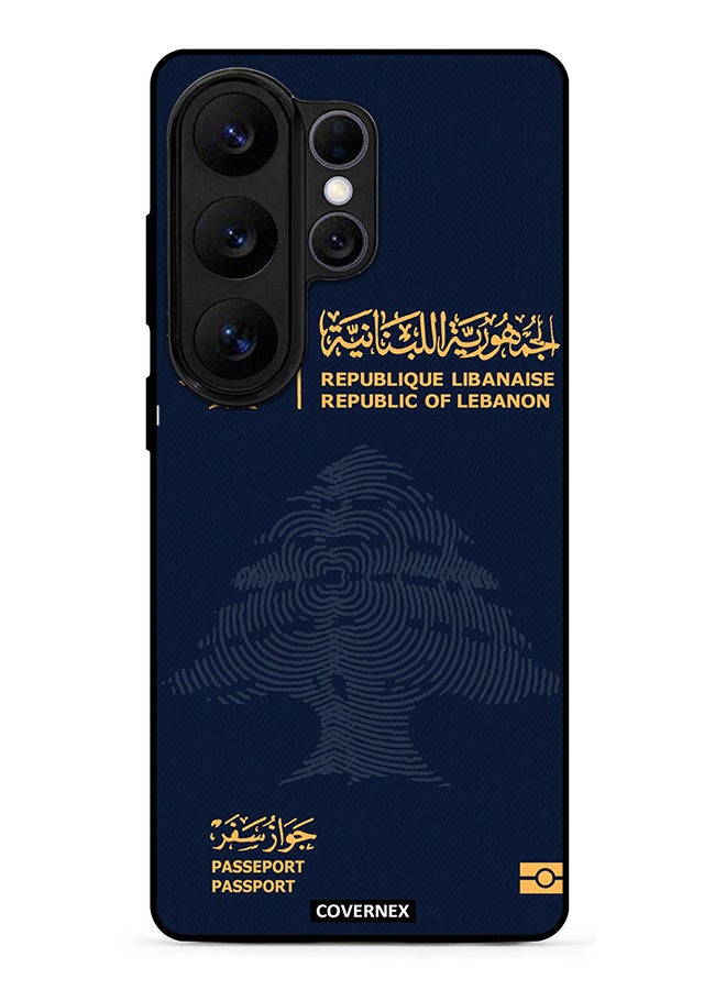 Covernex Samsung Galaxy S26 Ultra Protective Case Cover Printed Featuring Lebanon Passport - Image 1